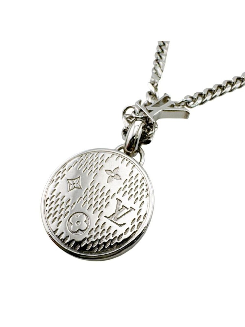 Louis Vuitton Circle Damier St Poule Necklace - Picture 3 of 8